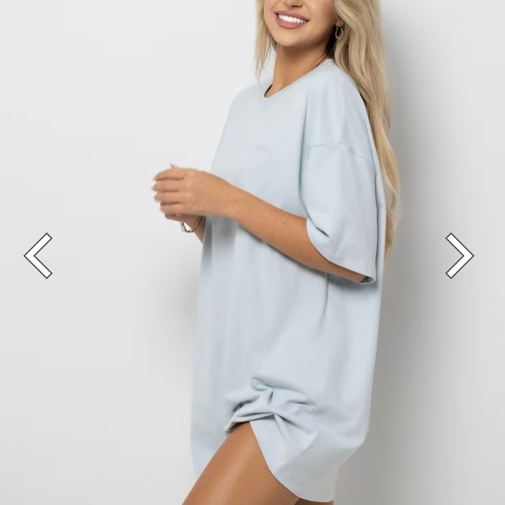 Light Blue Oversized Tee